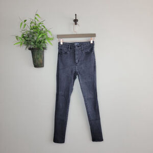 A&F Abercrombie Fitch Simone High Rise Super Skinny Jeans Faded Black Jeggings 0